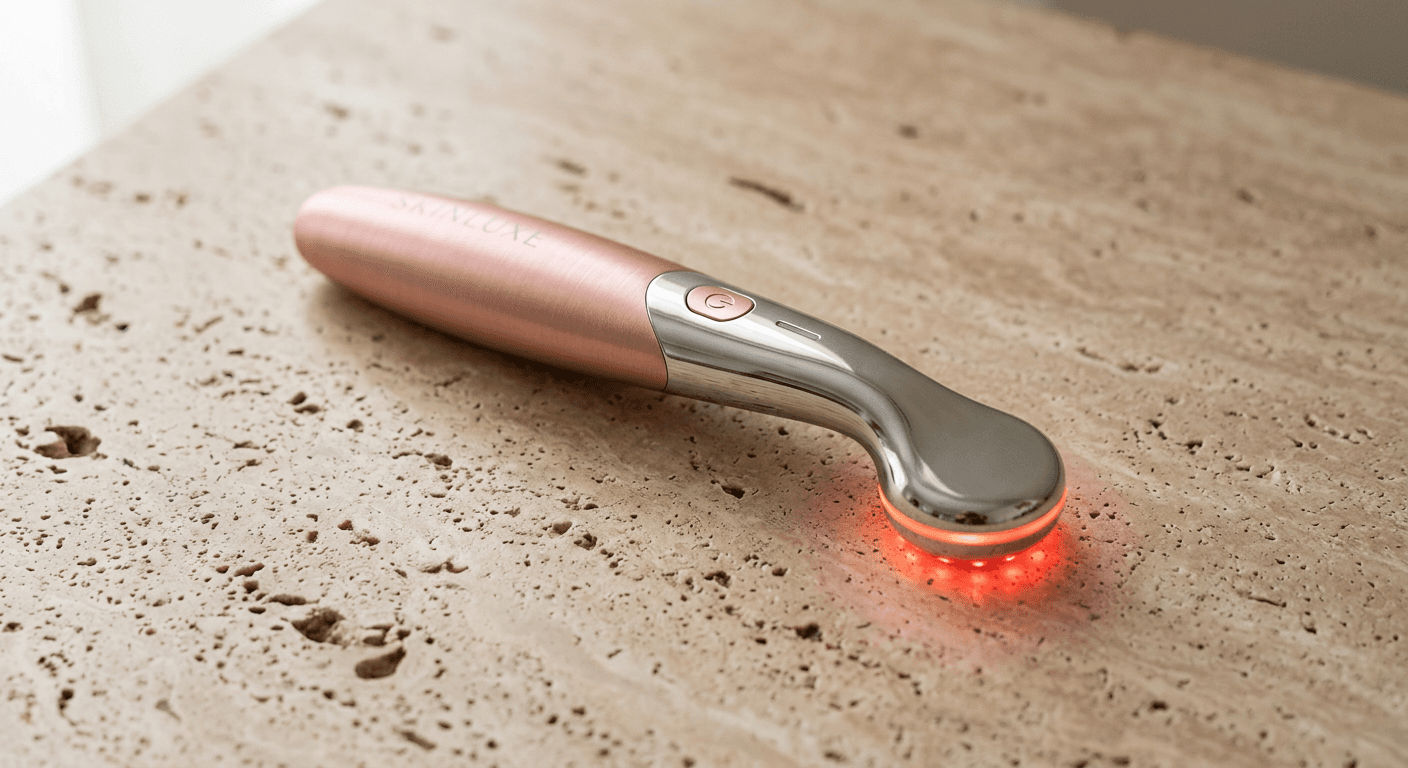 LumiWand Rotlicht-Therapie Gesichts-Massagestab